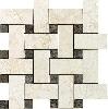 Cassia basket weave bianco/ nero