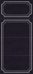 Boiserie Nero Inserto Mix 4