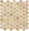 Mosaico esagona gold