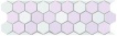 Esagono Bianco Rosa Mos. List.