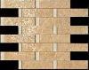 114561 mosaici listoni su rete beige/almond