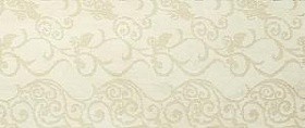 Travertino bianco decoro tralcio rettificato