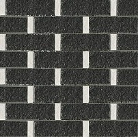 118072 palace gold mosaici listoni black/white