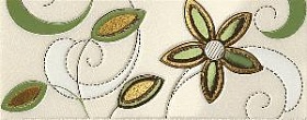Listello flowers smeraldo