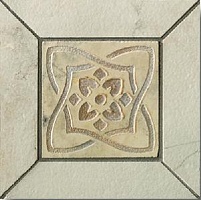 Pietra romana ocra border corner