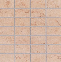 Crema Marfil Rosa Naturale Mosaico