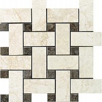 Cassia basket weave bianco/ nero