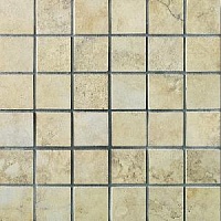 Pietra romana mosaico tessere 5x5 ocra
