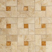 Mosaico navona intreccio beige