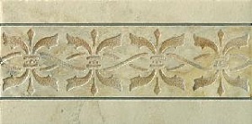 Pietra romana ocra border