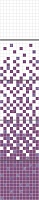 Organza Mosaico Set Diamante-Blanco-Lila  Organza Mosaico Blanco