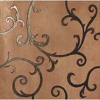 Decoro  rubino acciaio-rame  rame - 