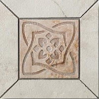 Pietra romana nocciola border corner