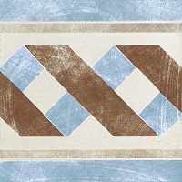 Via emilia greca festone crema-azzurro