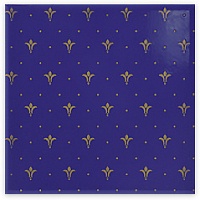 Poeme azul ornato