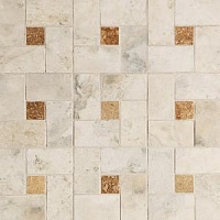Mosaico navona intreccio white 